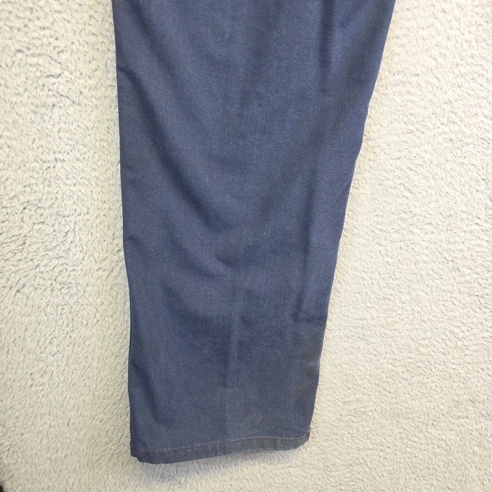Carhartt Pants Mens 32x32 Blue Dungaree Fit Stained Ripped‎ Thrashed Carpenter
